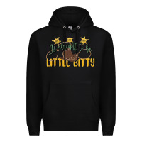 Black its alright to be little bitty Premium Hoodie - MaliasSmallBusiness