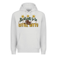 Dove Grey its alright to be little bitty Premium Hoodie - MaliasSmallBusiness