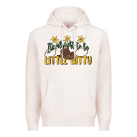 Pale Pink its alright to be little bitty Premium Hoodie - MaliasSmallBusiness