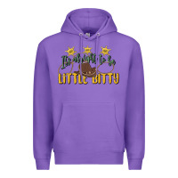 Purple its alright to be little bitty Premium Hoodie - MaliasSmallBusiness