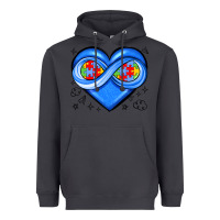 Smoke infinity heart autism awareness Heavyweight Hoodie - JahusDesignShop