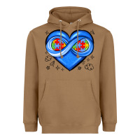 Toasted Coconut infinity heart autism awareness Heavyweight Hoodie - JahusDesignShop