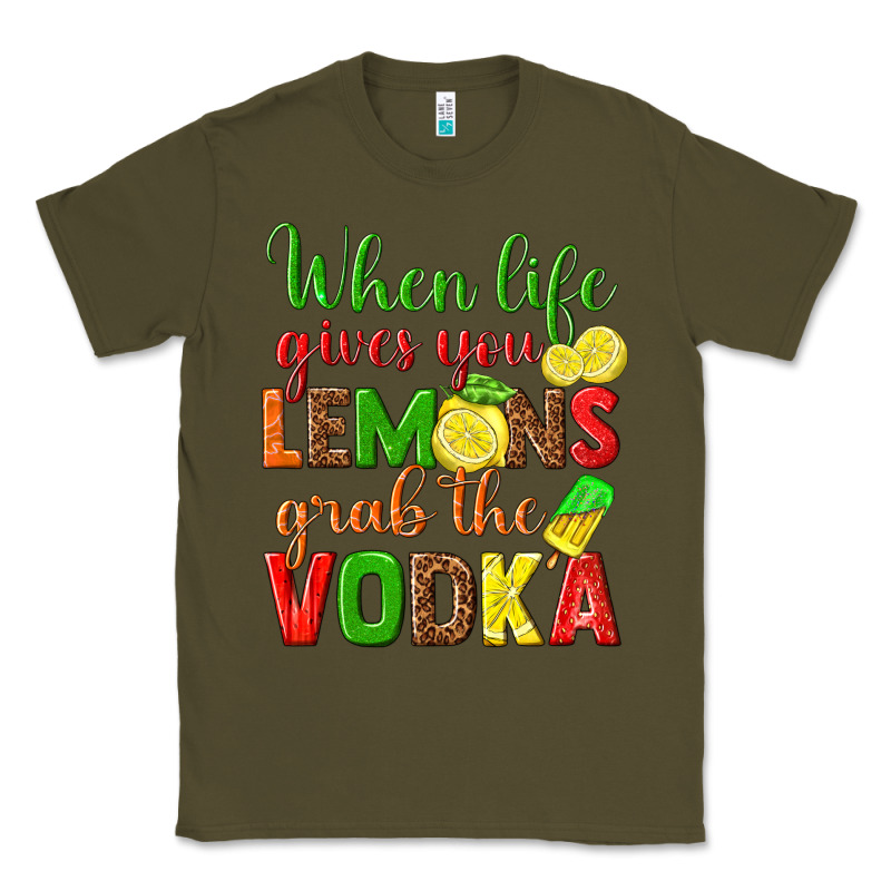 When Life Gives You Lemons Grab The Vodka Classic Tee by texasbilliewilder | Teevron