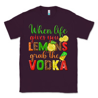 Plum when life gives you lemons grab the vodka Classic Tee - texasbilliewilder