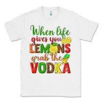 White when life gives you lemons grab the vodka Classic Tee - texasbilliewilder