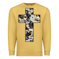Cowhide Cross Premium Sweatshirt | Teevron