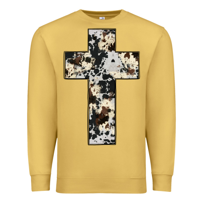 Cowhide Cross Premium Sweatshirt by JahusDesignShop | Teevron