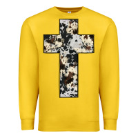 Lemon cowhide cross Premium Sweatshirt - JahusDesignShop