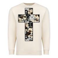 Sandshell cowhide cross Premium Sweatshirt - JahusDesignShop