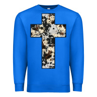 True Royal cowhide cross Premium Sweatshirt - JahusDesignShop