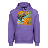 Tulip youre lucky im here i could have gone fishing Urban Hoodie - NancyCooperArtShop