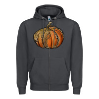 Smoke leopard pumpkin Zipper Hoodie - RanaPortraitStore