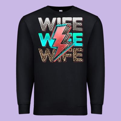 Racing Wife Premium Sweatshirt Designed By Adodesignshop