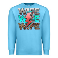 Ocean Blue racing wife Premium Sweatshirt - AdoDesignShop