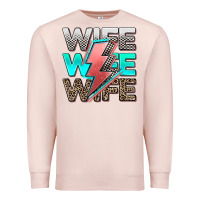 Pale Pink racing wife Premium Sweatshirt - AdoDesignShop