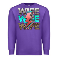 Purple racing wife Premium Sweatshirt - AdoDesignShop