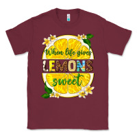Burgundy when life gives lemons sweet Classic Tee - texasbilliewilder