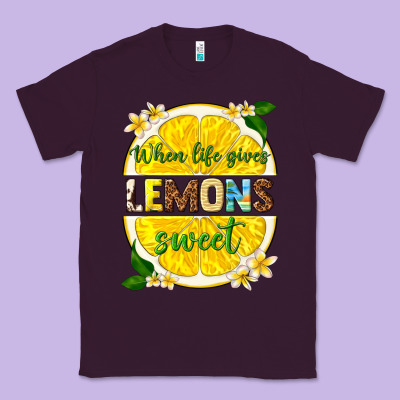 When Life Gives Lemons Sweet Classic Tee Designed By Texasbilliewilder
