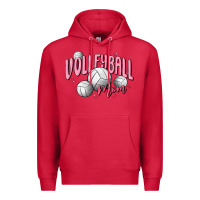 Cardinal volleyball mom Premium Hoodie - MaliasSmallBusiness