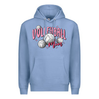 Colony Blue volleyball mom Premium Hoodie - MaliasSmallBusiness