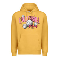 Mustard volleyball mom Premium Hoodie - MaliasSmallBusiness