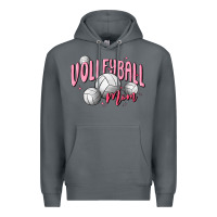 Rock volleyball mom Premium Hoodie - MaliasSmallBusiness