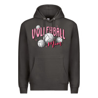 Smoke volleyball mom Premium Hoodie - MaliasSmallBusiness