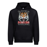 Black the heavens are roaring tiger Urban Hoodie - MaliasSmallBusiness