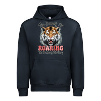 Navy the heavens are roaring tiger Urban Hoodie - MaliasSmallBusiness
