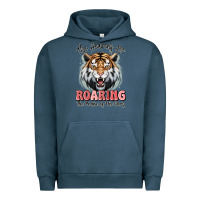 Pigment Midnight Navy the heavens are roaring tiger Urban Hoodie - MaliasSmallBusiness