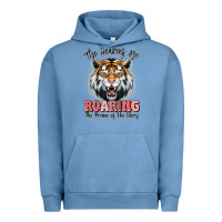 Pigment Pebble Blue the heavens are roaring tiger Urban Hoodie - MaliasSmallBusiness