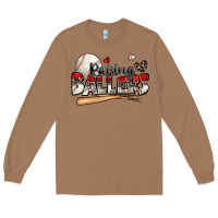 Toasted Coconut raising ballers baseball Long Sleeve Tee - Zillion Design Studio