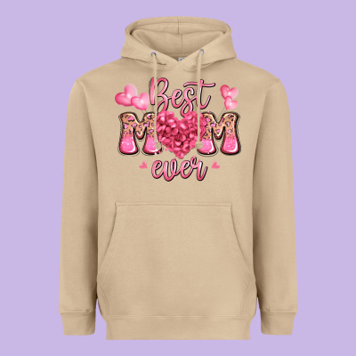 Best Mom Ever Mother's Day Heavyweight Hoodie Designed By Jahusdesignshop