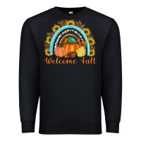 Black Welcome Fall Rainbow Premium Sweatshirt - Artiststas