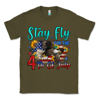 Army Green stay fly for the 4 th of july Classic Tee - Zillion Design Studio