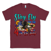 Burgundy stay fly for the 4 th of july Classic Tee - Zillion Design Studio