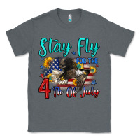 Charcoal Heather stay fly for the 4 th of july Classic Tee - Zillion Design Studio