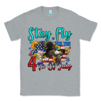 Heather Grey stay fly for the 4 th of july Classic Tee - Zillion Design Studio