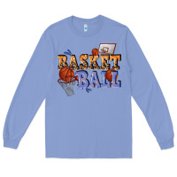 Colony Blue basketball Long Sleeve Tee - texasbilliewilder