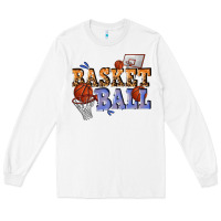White basketball Long Sleeve Tee - texasbilliewilder