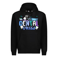 Black dental squad Premium Hoodie - MaliasSmallBusiness