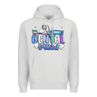 Dove Grey dental squad Premium Hoodie - MaliasSmallBusiness