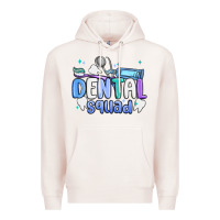 Pale Pink dental squad Premium Hoodie - MaliasSmallBusiness