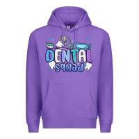 Purple dental squad Premium Hoodie - MaliasSmallBusiness