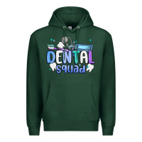 Sports Green dental squad Premium Hoodie - MaliasSmallBusiness