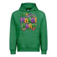 Emerald mardi gras Urban Hoodie - MaliasSmallBusiness