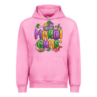 Fuchsia Pink mardi gras Urban Hoodie - MaliasSmallBusiness