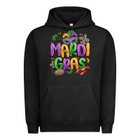 Pigment Black mardi gras Urban Hoodie - MaliasSmallBusiness