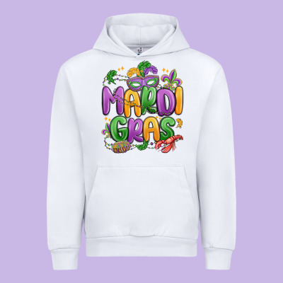 Mardi Gras Urban Hoodie Designed By Maliassmallbusiness