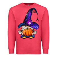Cardinal witch gnome with pumpkin Premium Sweatshirt - BundleAndBundleShop